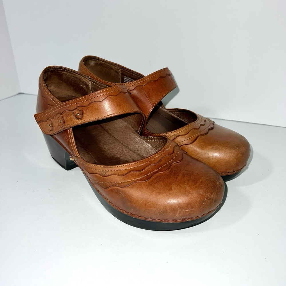 Dansko Harlow Mary Jane Clog in Chestnut Size 40 or 9-9.5